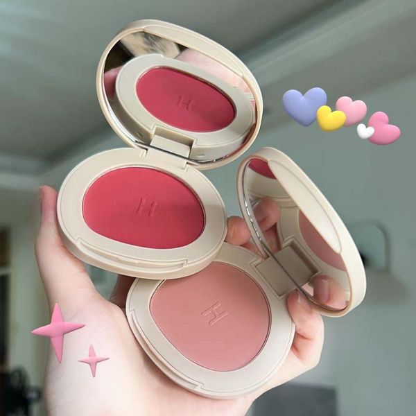  Phấn Má Hồng Bền Màu HERORANGE Sweetheart Flower Color Mist Powder Blusher Nội Địa Trung 