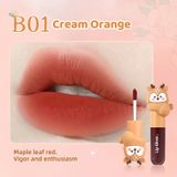  Son Kem Lâu Trôi Nắp Nai Nâu MANSLY Fog Lip Gloss Nội Địa Trung 