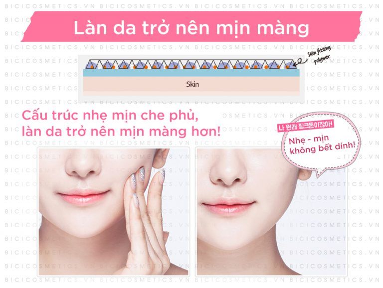 Phấn nước Peripera Pink Moment Ink Lasting Pink Cushion