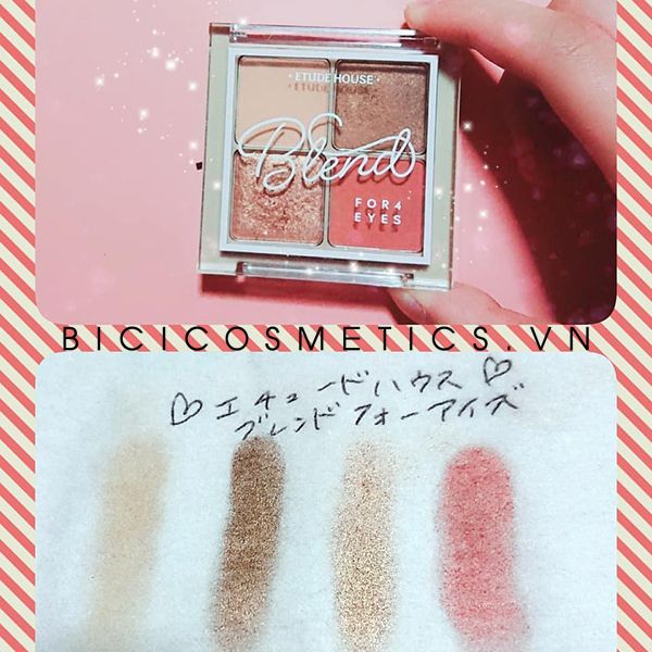 Bảng phấn Mắt Etude House Blend For Eyes 4 ô