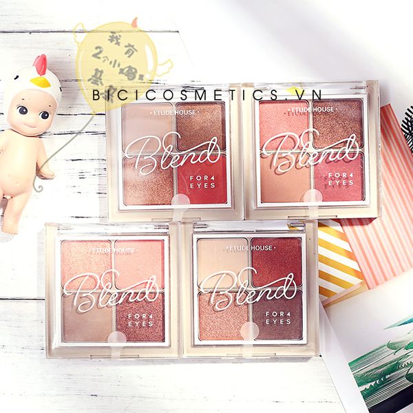 Bảng phấn Mắt Etude House Blend For Eyes 4 ô
