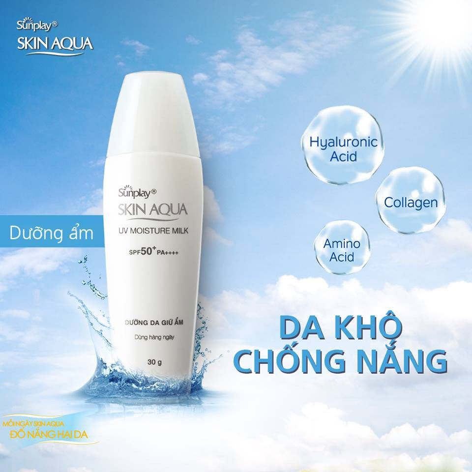 Kem Chống Nắng Dưỡng Ẩm, Sáng Da Sunplay Skin Aqua SPF50+ PA++++ 30g