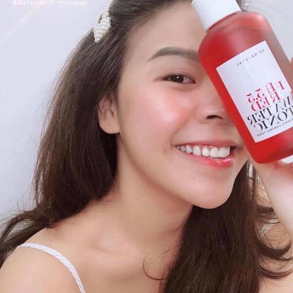 Nước Hoa Hồng Red Peel So Natural pH 5.5 Red Water Tonic