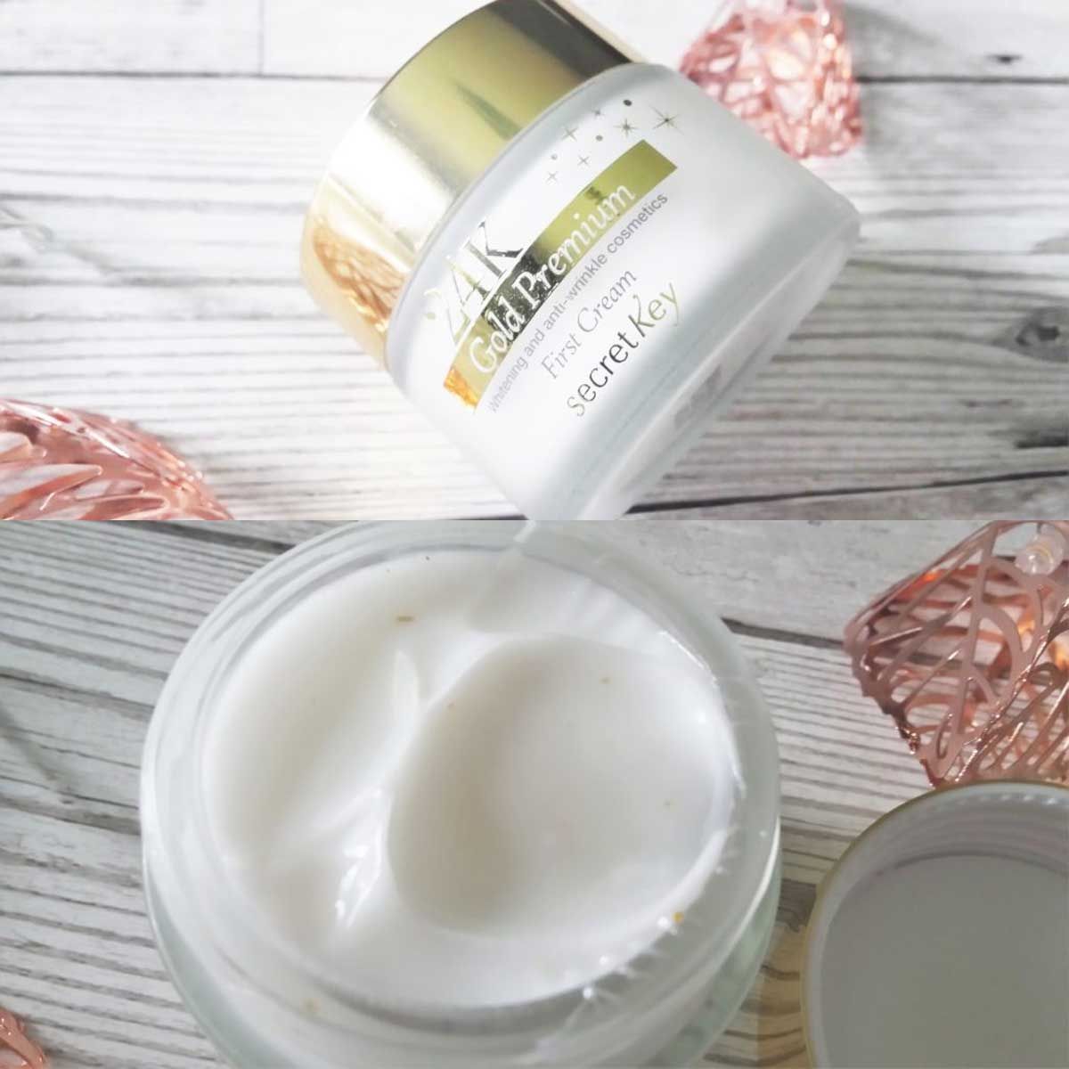 Sample Kem Dưỡng Da Secret Key 24K Gold Premium First Cream 1ml