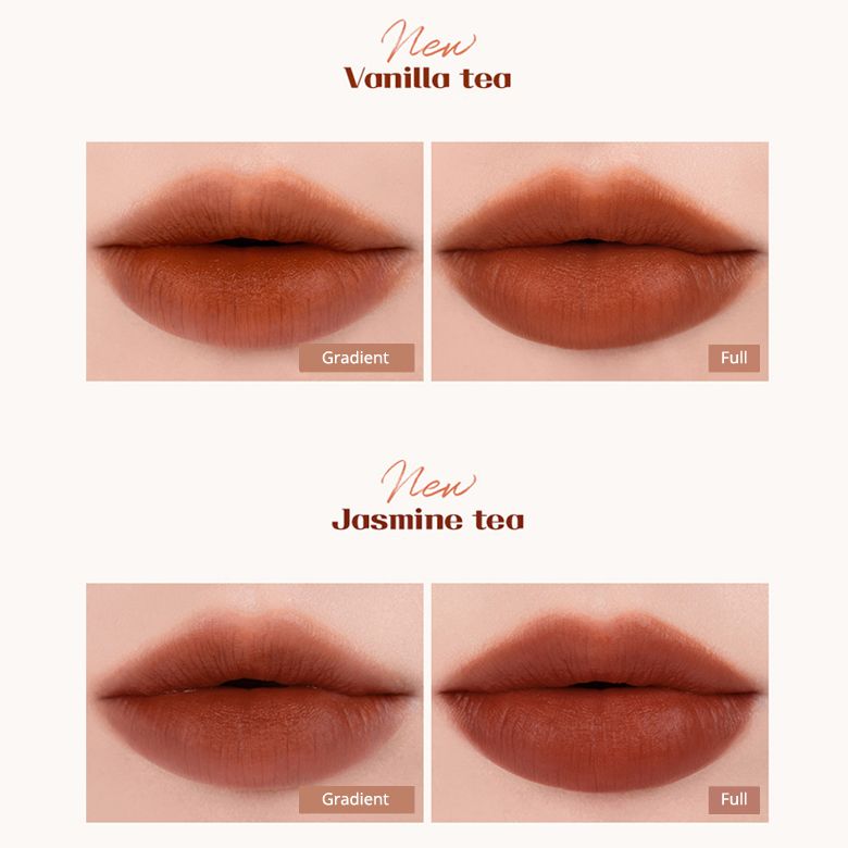 Son Kem Lì ROMAND Milk Tea Velvet Tint Ver.02