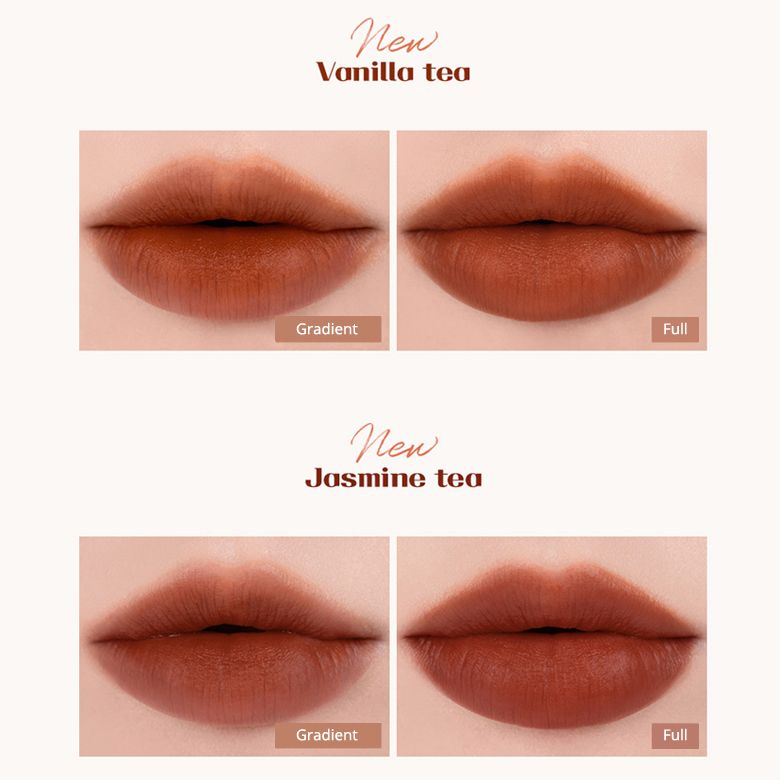  Son Kem Lì ROMAND Milk Tea Velvet Tint Ver.02 