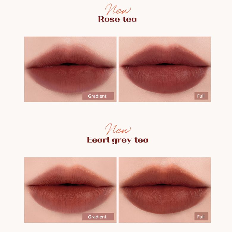 Son Kem Lì ROMAND Milk Tea Velvet Tint Ver.02