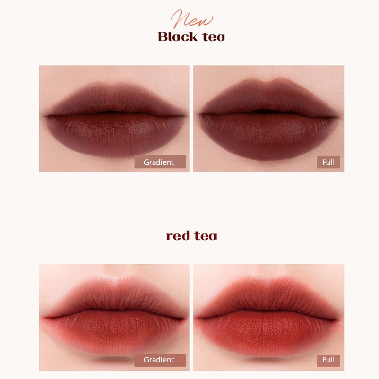 Son Kem Lì ROMAND Milk Tea Velvet Tint Ver.02