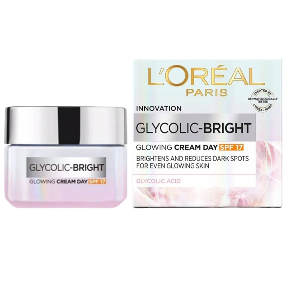  Kem Dưỡng Sáng Da Ngày Đêm L'Oreal Paris Glycolic - Bright Glowing Cream Day/Night 50ml 