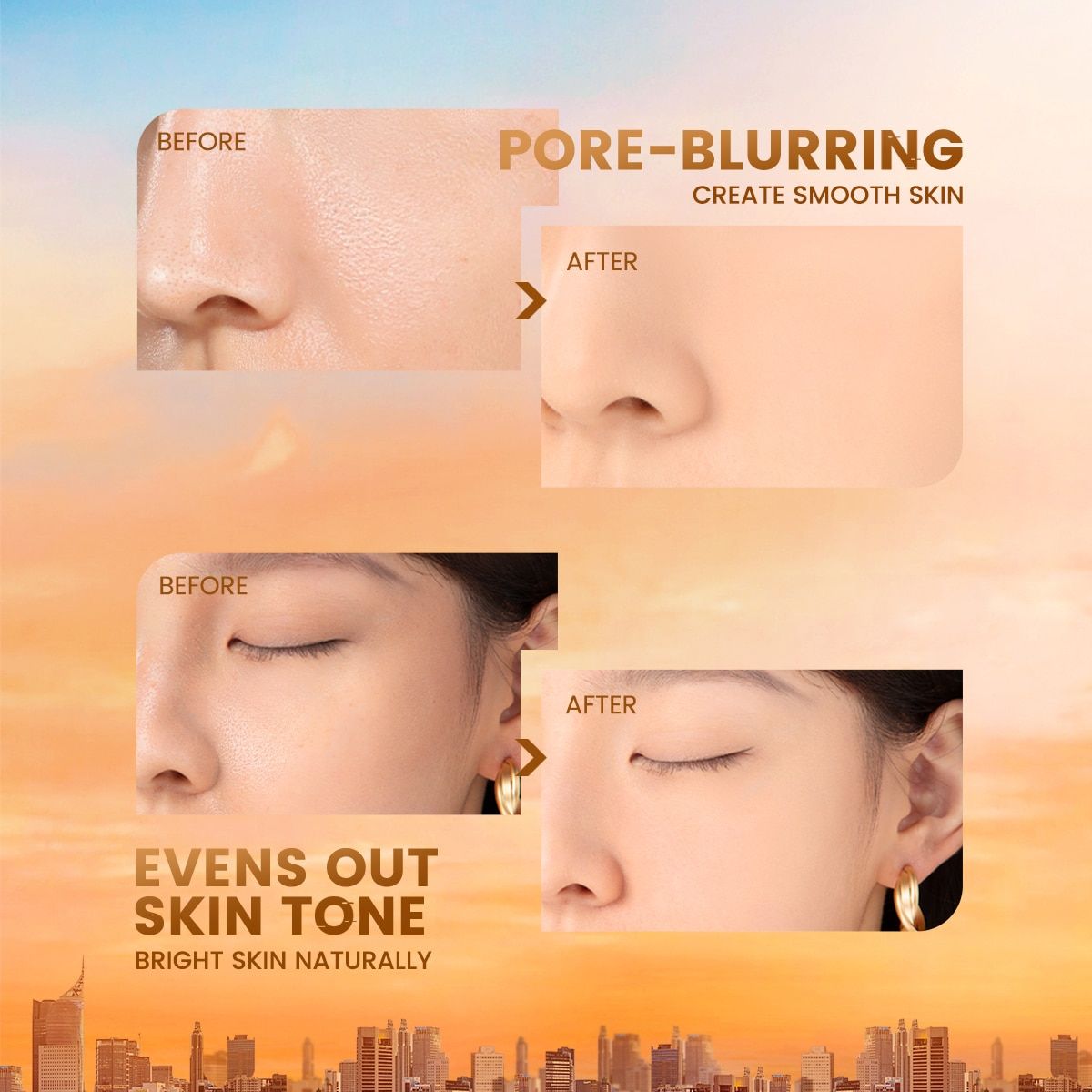 Phấn Phủ Bột/Má Hồng Kèm Mút Tiện Lợi Không Thấm Nước FOCALLURE Instant Retouch Setting Powder | FA259