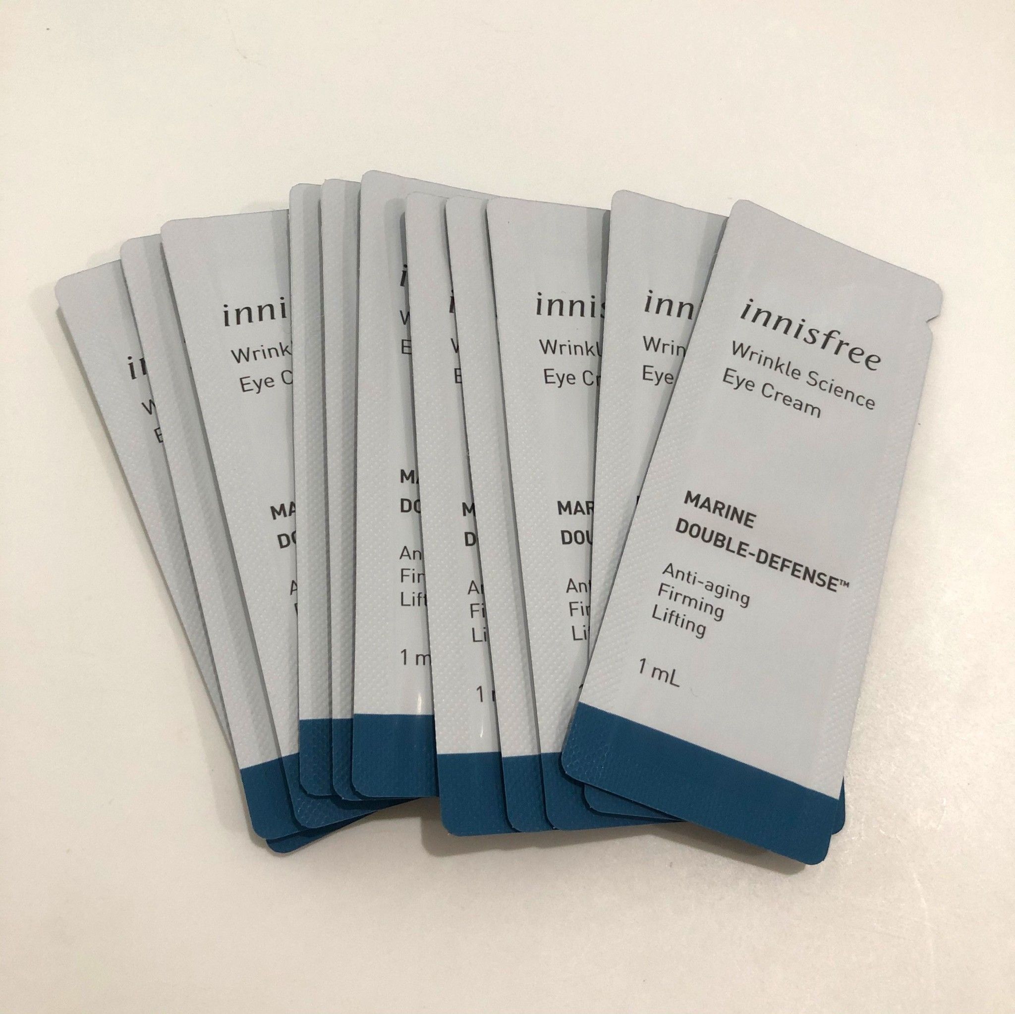 Kem Dưỡng Mắt Innisfree Wrinkle Science Eye Cream - Sample 1ml