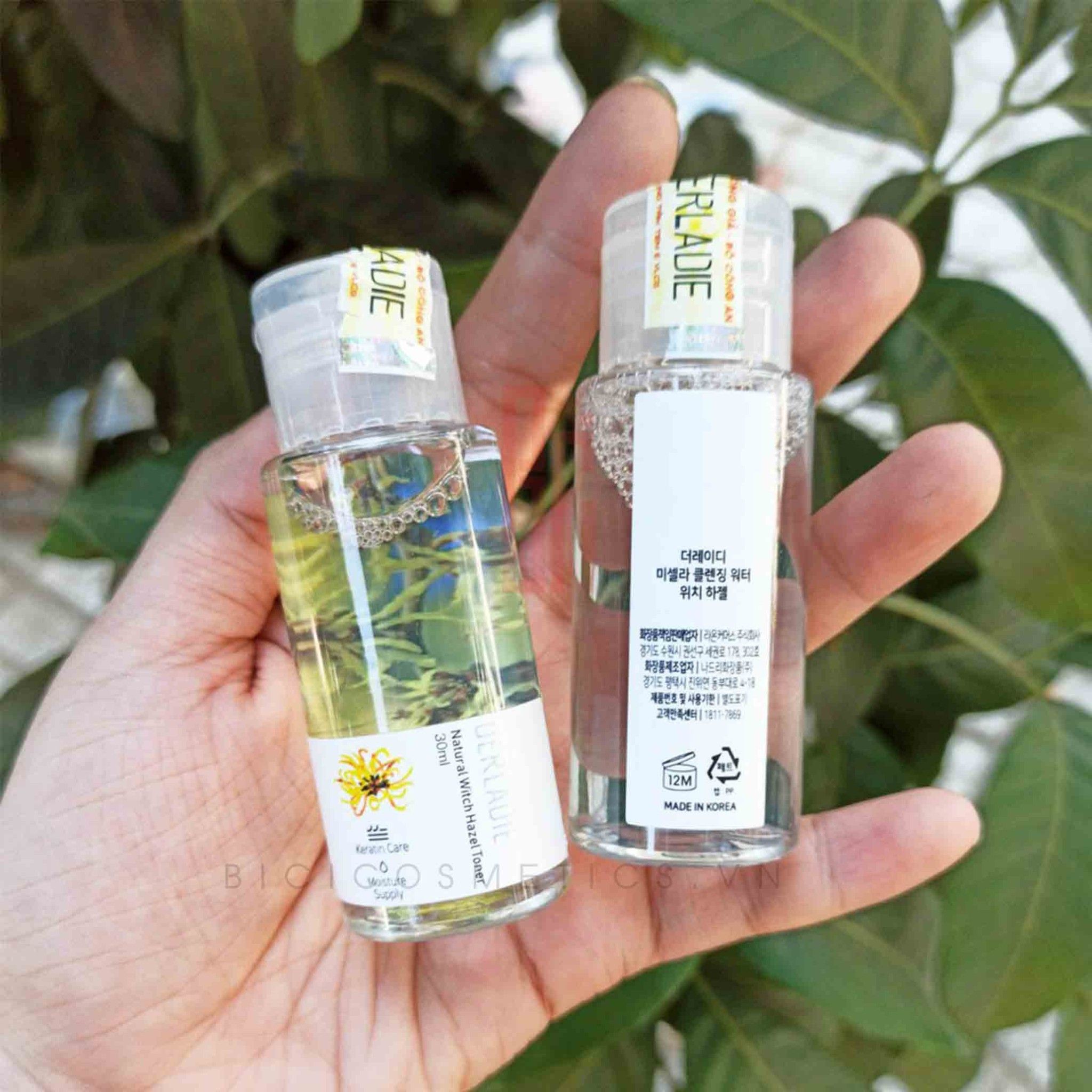 Nước Hoa Hồng Dưỡng Ẩm Derladie Witch Hazel Toner Mini Size 30ml