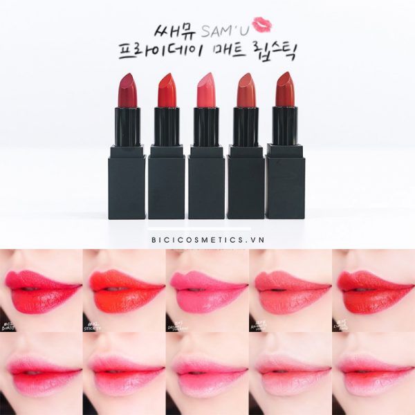 Son Thỏi Lì SAM’U Friday Matt Lipstick