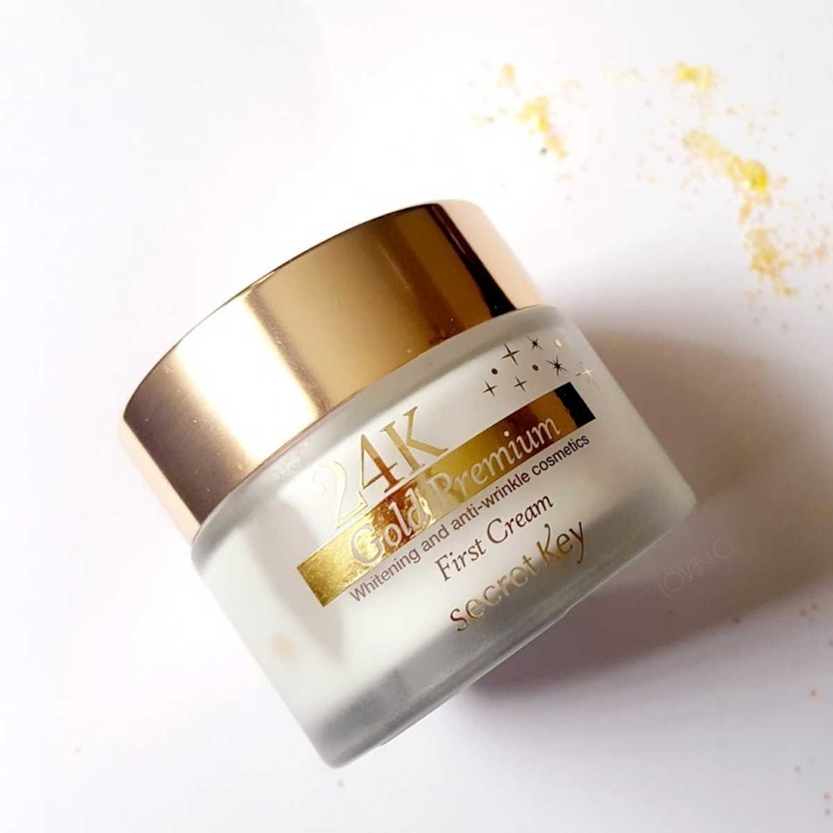 Sample Kem Dưỡng Da Secret Key 24K Gold Premium First Cream 1ml