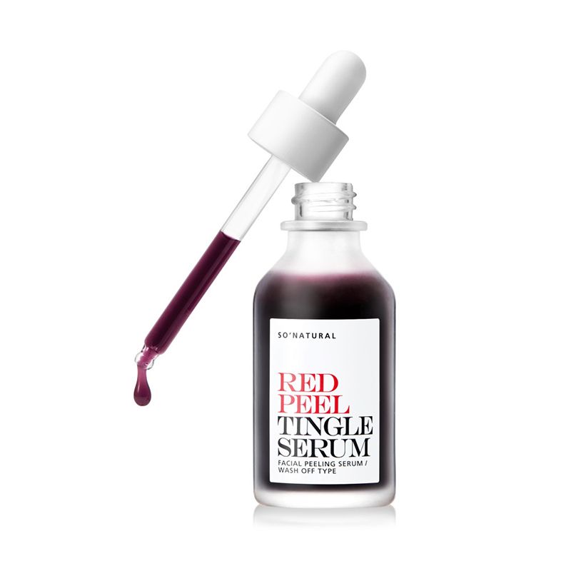  Tinh Chất Peel Da SO'NATURAL Red Peel Tingle Serum - 35ML 