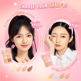  Bảng Che Khuyết Điểm Triệt Sắc 4 ô PINKFLASH Double Fit Concealer 