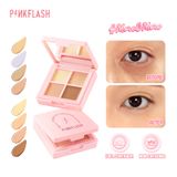  Bảng Che Khuyết Điểm Triệt Sắc 4 ô PINKFLASH Double Fit Concealer 