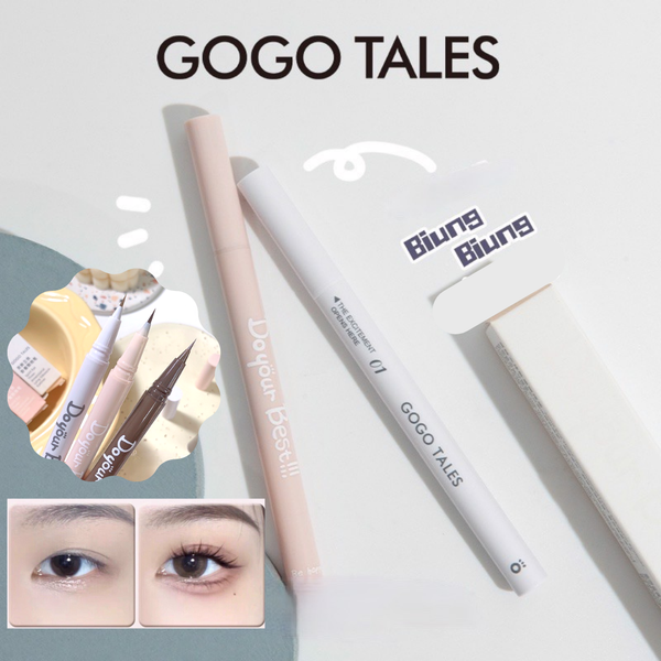  Bút Kẻ Bọng Mắt GOGO TALES Do Your Best Spirit Eye 3D Lying silkworm Eyeliner Nội Địa Trung 