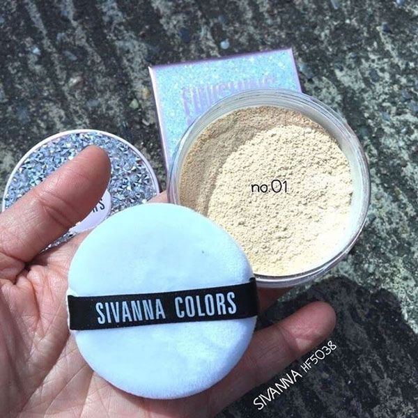 Phấn Phủ Bột Sivanna Colors Finishing Loose Powder HF5038