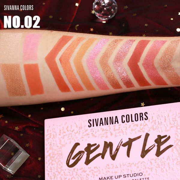 Bảng Phấn Mắt & Má Hồng Sivanna Gentle Make Up Studio Face And Shadow Palette HF3013