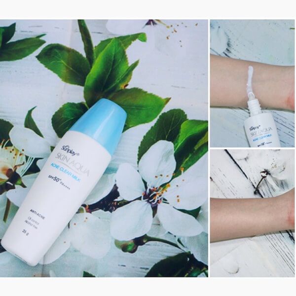 Sữa Chống Nắng Dưỡng Da Ngừa Mụn Sunplay Skin Aqua Acne Clear Milk SPF50+, PA++++ (không tích điểm)