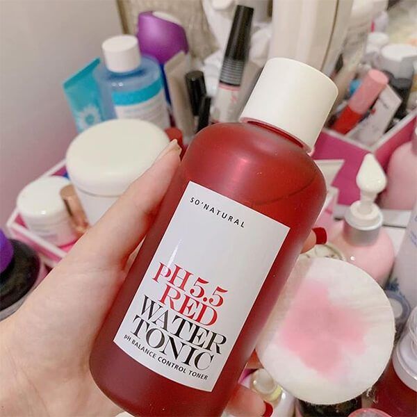 Nước Hoa Hồng Red Peel So Natural pH 5.5 Red Water Tonic