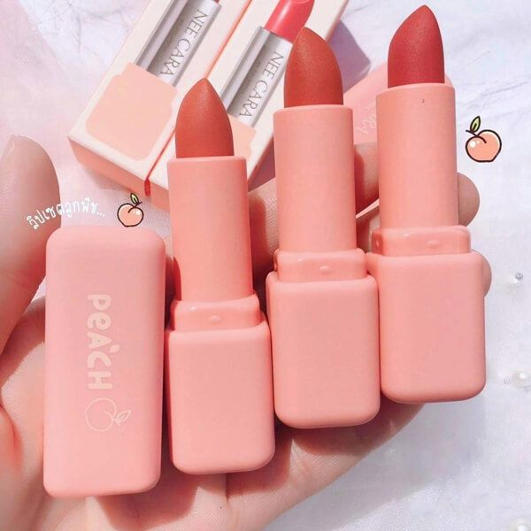 Son Lì Nee Cara Be Colorful Peach Lipstick N613
