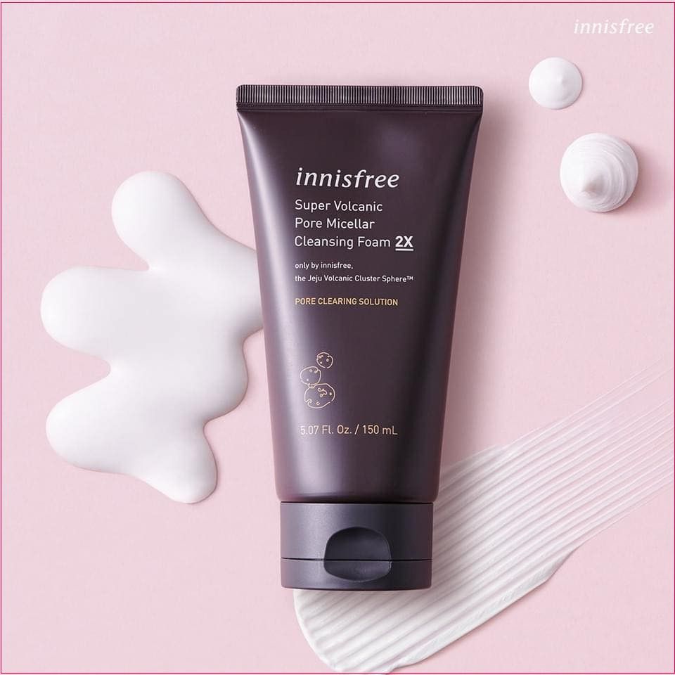 Sữa Rửa Mặt Innisfree Super Volcanic Pore Micellar 2X (150ml)