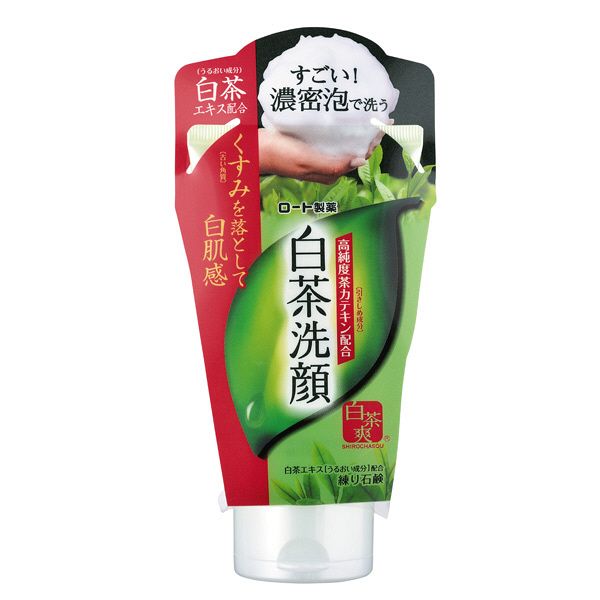 Sữa rửa mặt Trà xanh Nhật Bản ROHTO Shirochasou Green Tea Foam 120g