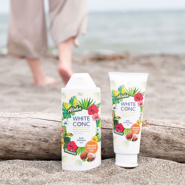 Sữa Tắm Trắng Nhật Bản White Conc Body Shampoo 360ml (Hawaiian Coconut)