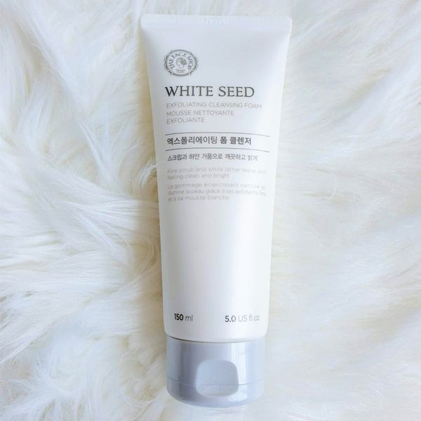 Sữa rửa mặt The Face Shop White Seed Exfoliating Cleansing Foam