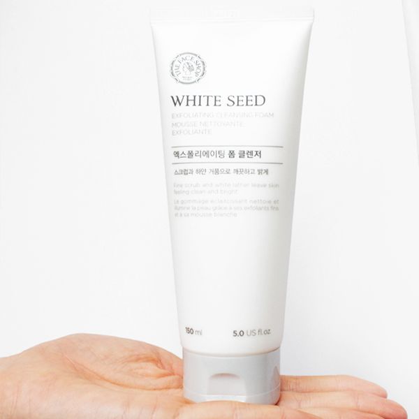 Sữa rửa mặt The Face Shop White Seed Exfoliating Cleansing Foam