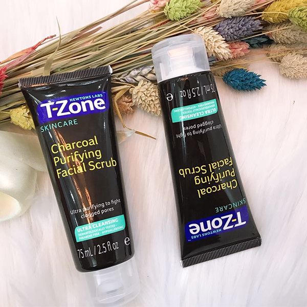 Tẩy Tế Bào Chết Than Hoạt Tính T-Zone Charcoal Purifying Facial Scrub (không tích điểm)