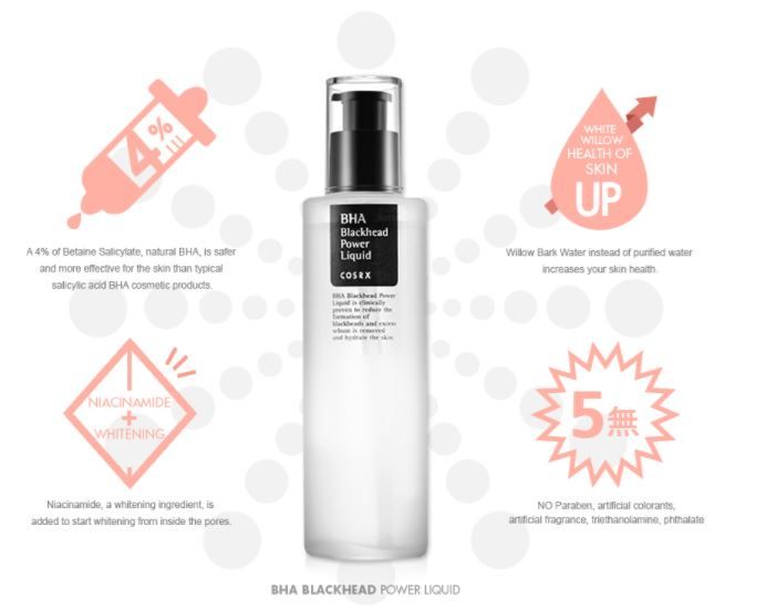  Tẩy Da Chết Hóa Học COSRX BHA Blackhead Power Liquid 