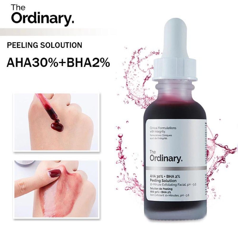  Peel Da THE ORDINARY AHA 30% + BHA 2% Peeling Solution pH ~ 3.6 - 30ML 