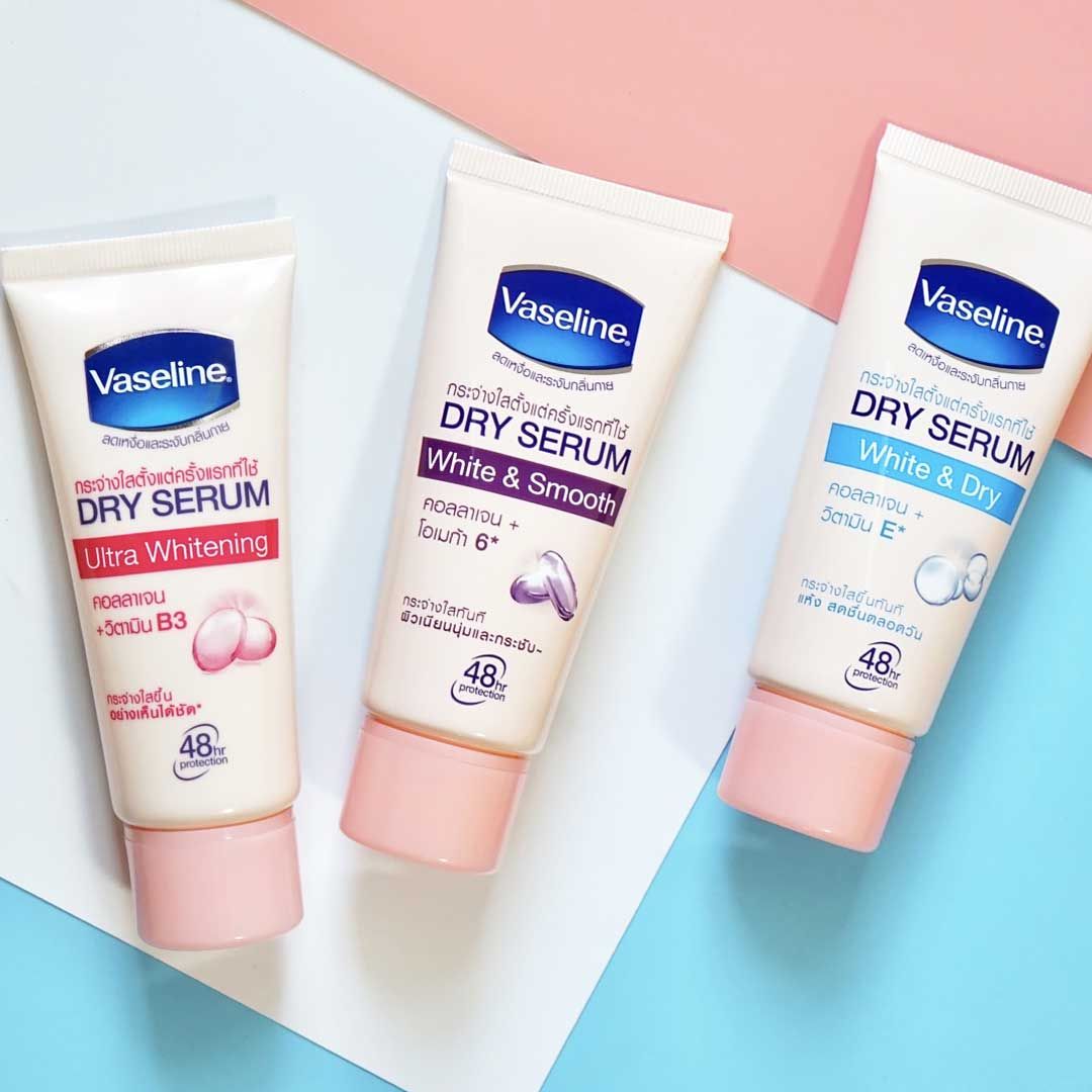 Serum Dưỡng Trắng Khử Mùi Vaseline Dry Serum Ultra Whitening