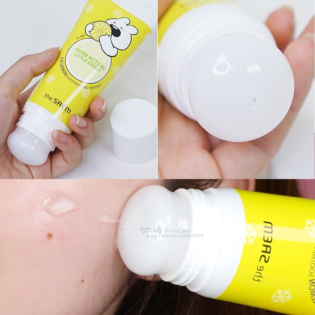 Gel làm mát & giữ ẩm The SAEM Ice Lemon Soothing Gel For Face (Date 24/06/2021)
