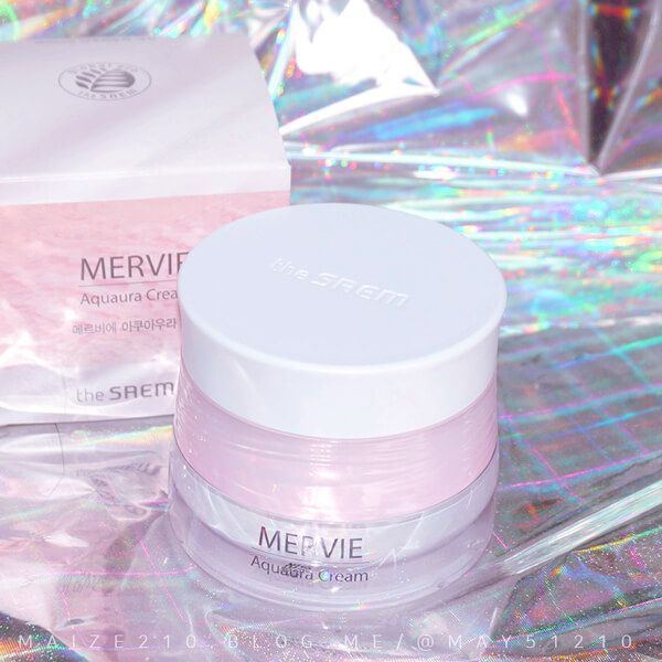 Kem Dưỡng Trắng Da The Saem Mervie Aquaura Cream 60ml