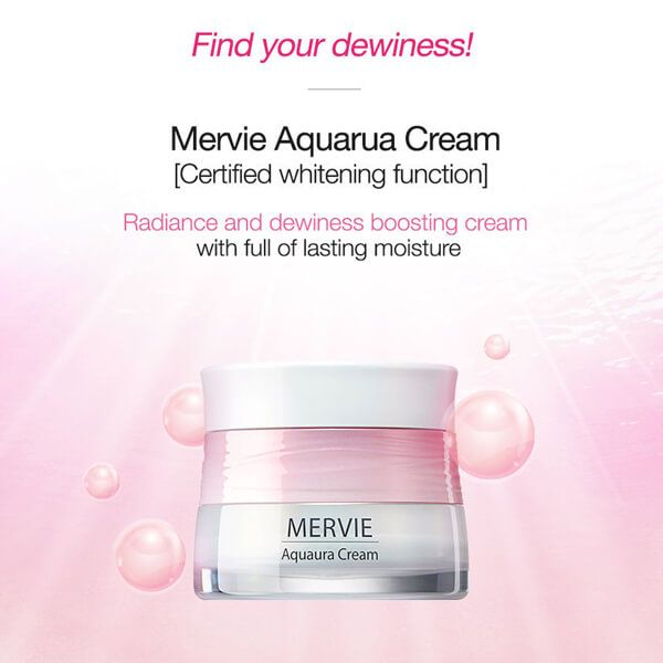 Kem Dưỡng Trắng Da The Saem Mervie Aquaura Cream 60ml