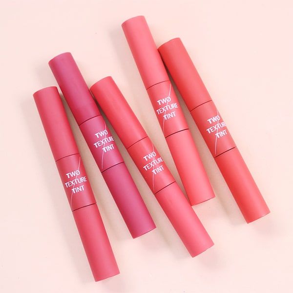 Son Tint Hai Đầu 2 Trong 1 The Saem Two Texture Tint