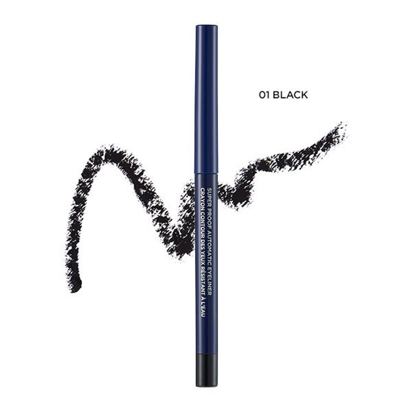  (MẪU MỚI 2023) Chì Sáp Kẻ Mắt Không Trôi fmgt Super Proof Automatic Eyeliner The Face Shop 