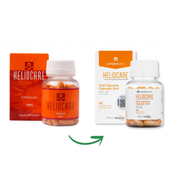  Viên Uống Chống Nắng HELIOCARE 60 Viên Capsulas Oral (DATE 03/2027) 