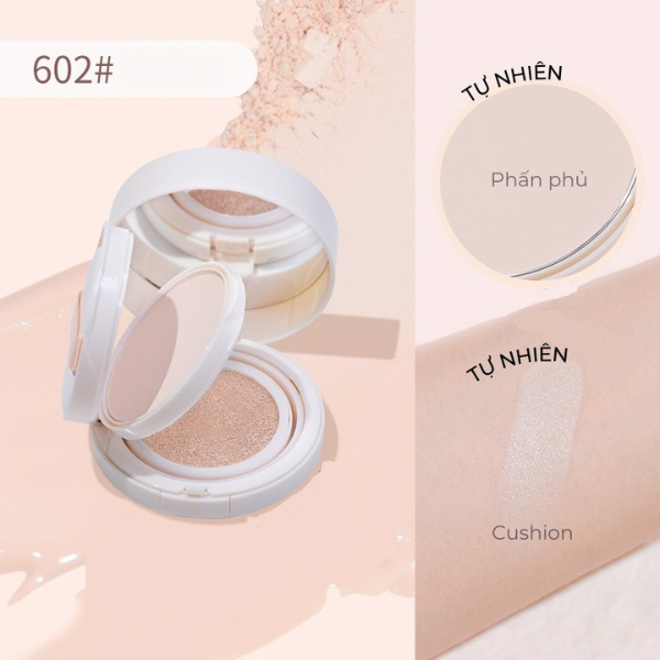  Set Phấn 2-in-1 Phấn Phủ & Phấn Nước GOGO TALES Light & Nude Pressed Powder Cushion Cream GT361 