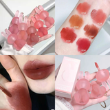  Son Kem Móc Khóa Thỏ Hồng GEGE BEAR Cute Rabbit Velvet Lip Mud Nội Địa Trung 