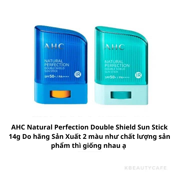  Kem Chống Nắng Dạng Thỏi AHC Natural Perfection Double Shield Sun Stick SPF 50+ PA ++++ 14G 