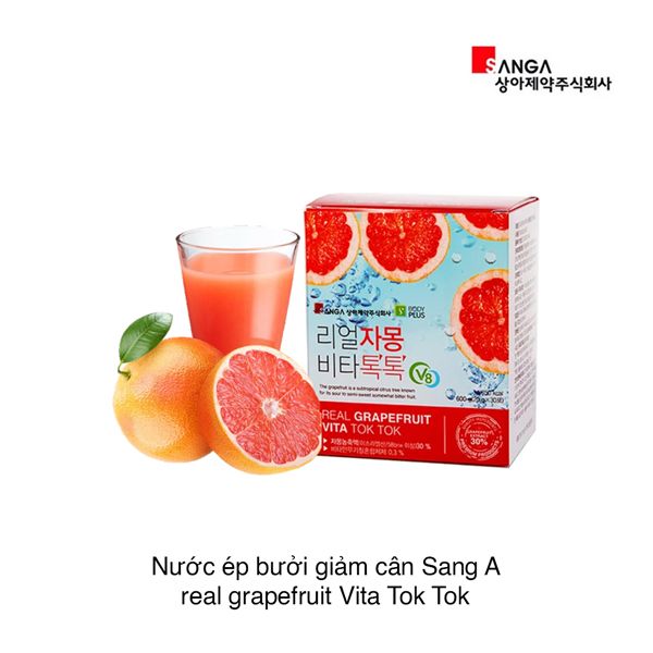 Nước Ép Bưởi Giảm Cân Sanga Real Grapefruit Vita Tok Tok