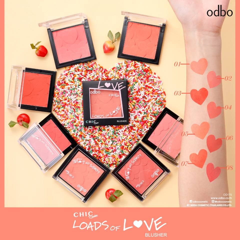 Phấn Má Hồng Odbo Chic Loads Of Love OD175