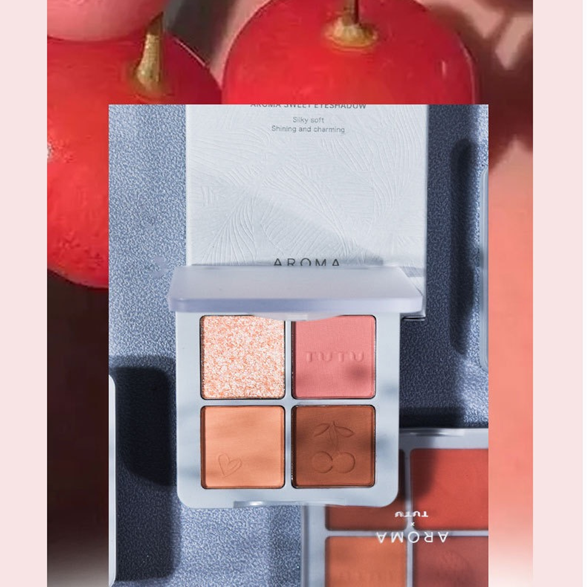 Bảng Phấn Mắt Nội Địa Trung AROMA SWEET EYESHADOW 4 Ô Màu