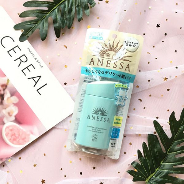 Sữa Chống Nắng Dành Cho Da Nhạy Cảm Anessa Essence UV Sunscreen Mild Milk SPF35/PA+++