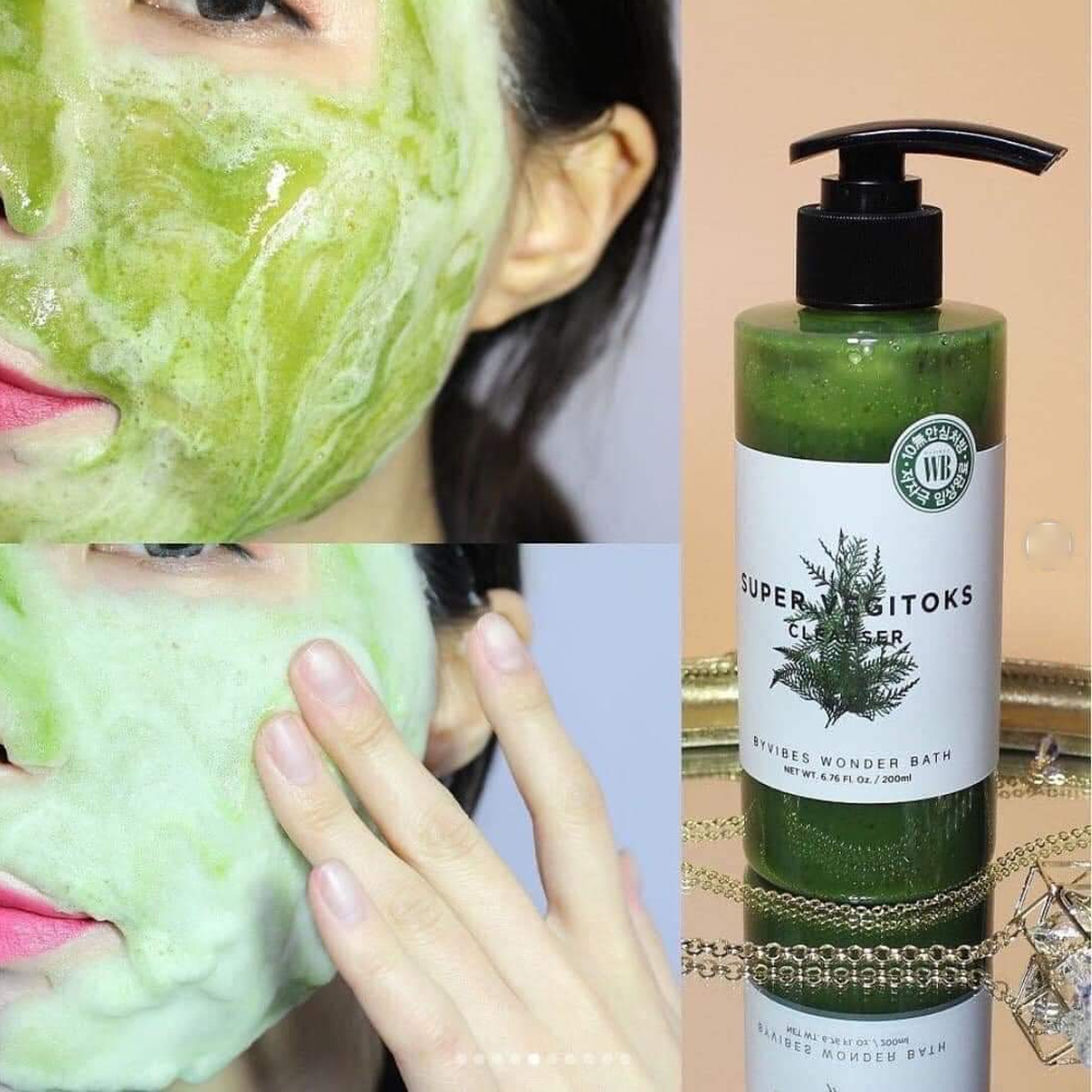 Sữa Rửa Mặt Byvibes Wonder Bath Super Vegitoks Cleanser